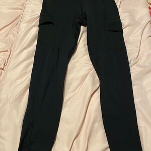 EDDIE BAUER Black Cargo Leggings